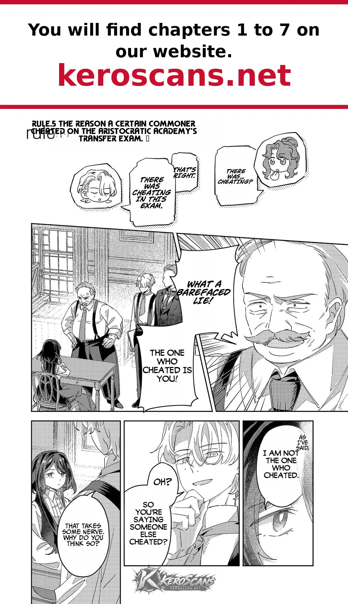 Kizoku Gakuen no Fubunritsu Chapter 5.1 page 1