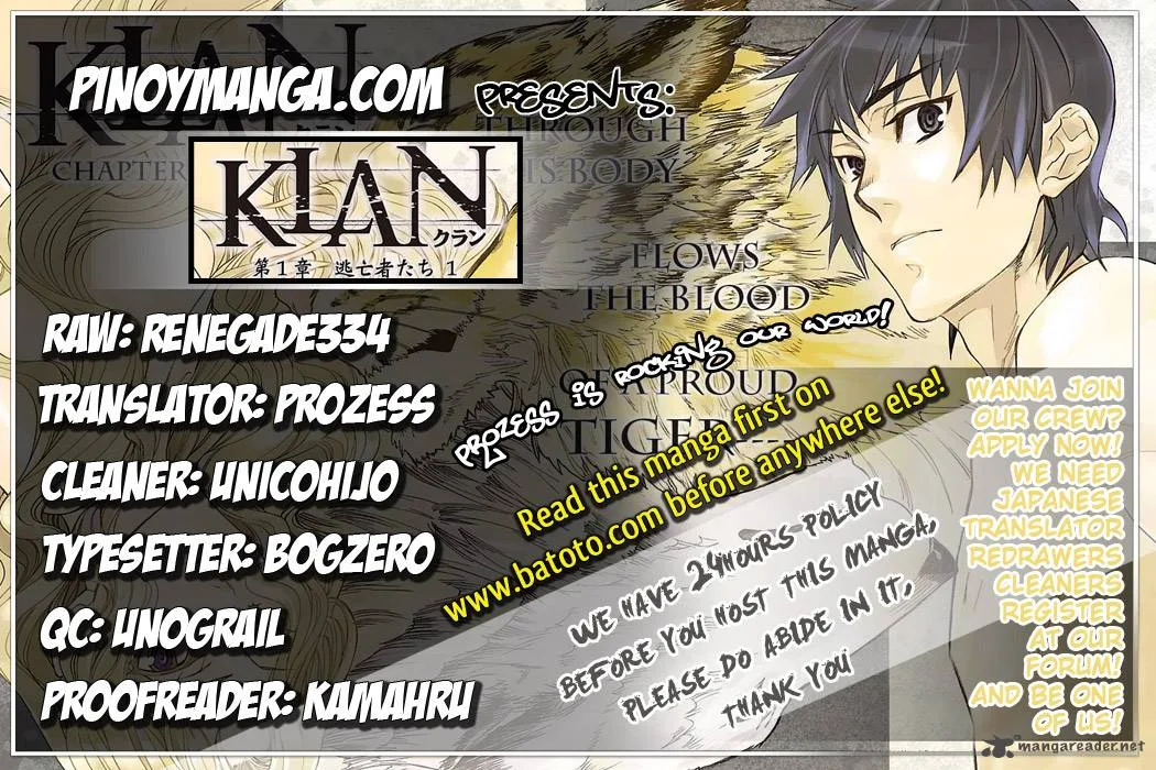 Klan Chapter 1 page 1