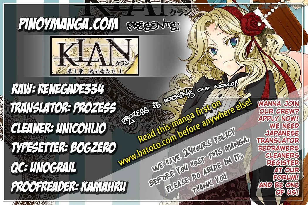 Klan Chapter 2 page 1
