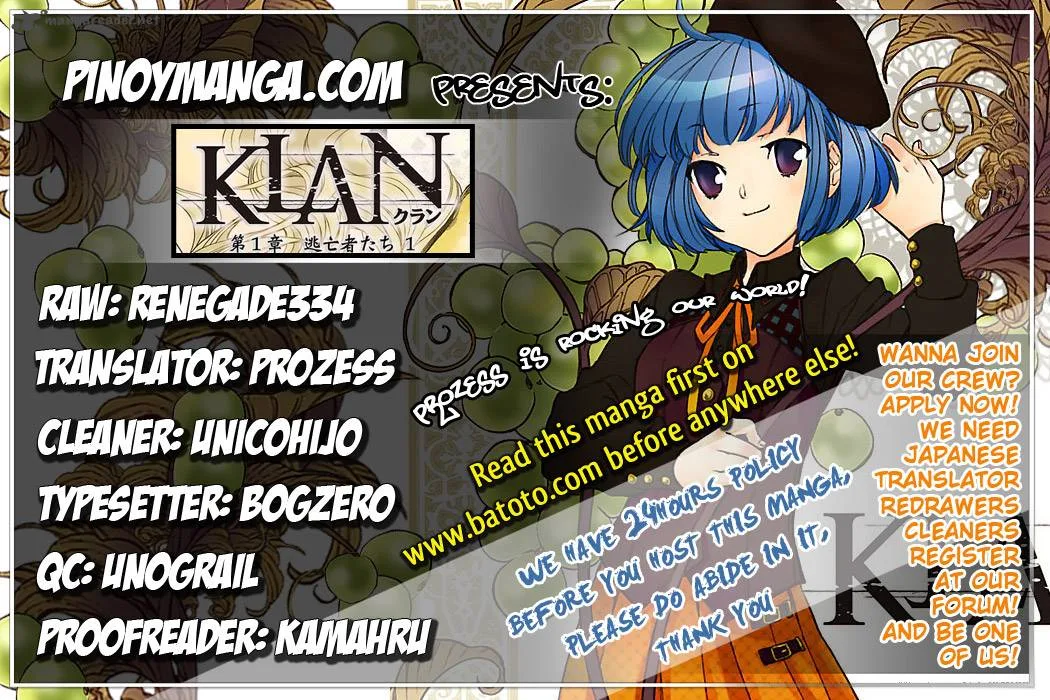 Klan Chapter 3 page 1