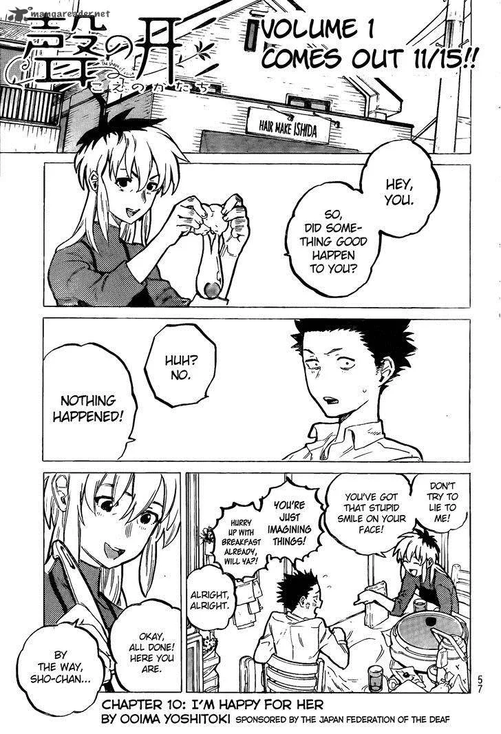 Koe no Katachi Chapter 10 page 1