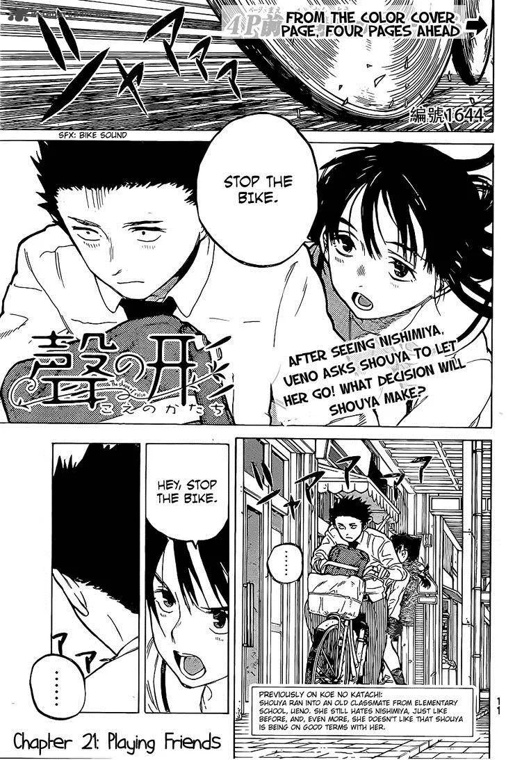 Koe no Katachi Chapter 21 page 3