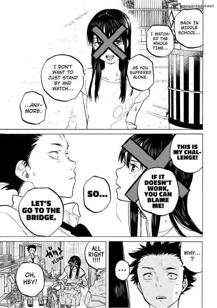 Koe no Katachi Chapter 38 page 17