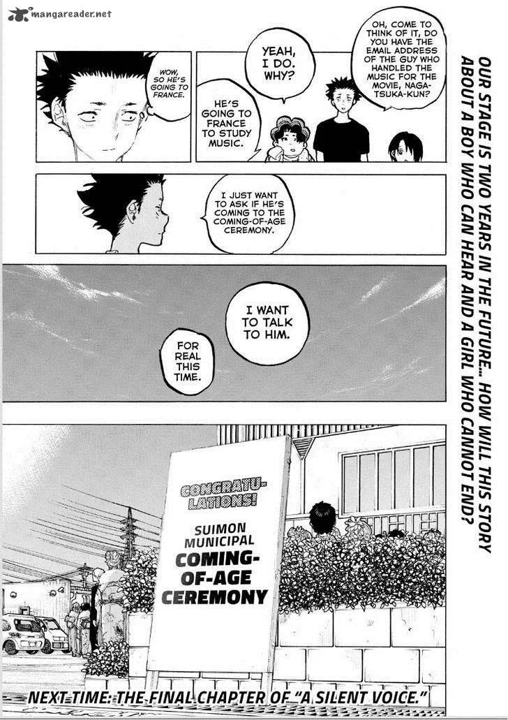Koe no Katachi Chapter 61 page 19
