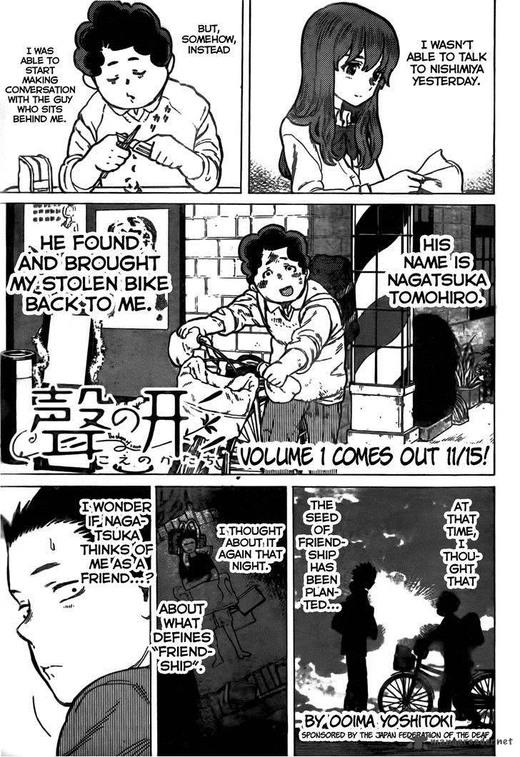 Koe no Katachi Chapter 9 page 1