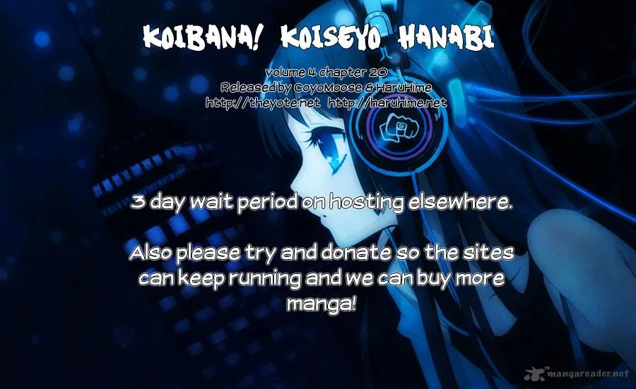 Koibana! Koiseyo Hanabi Chapter 20 page 1
