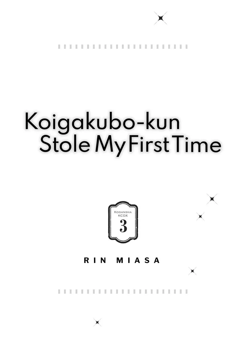 Koigakubo-kun ni wa Hajimete wo Ubawaremashita Chapter 9 page 3