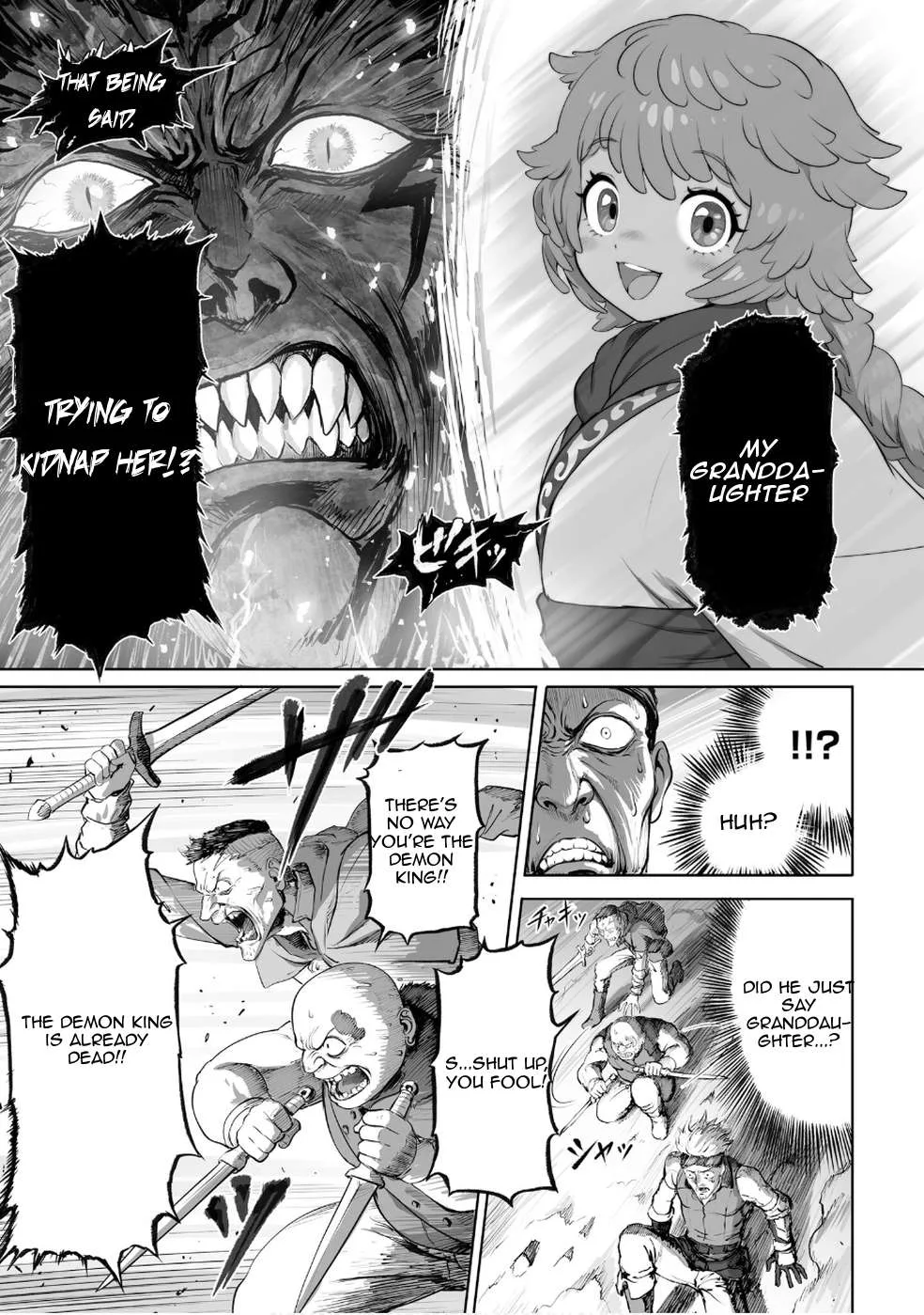 Kono Inu to Kitara Mago no Koto shika Kangaeteinai ~Kensei Maou no Yarinokoshi~ Chapter 1 page 34