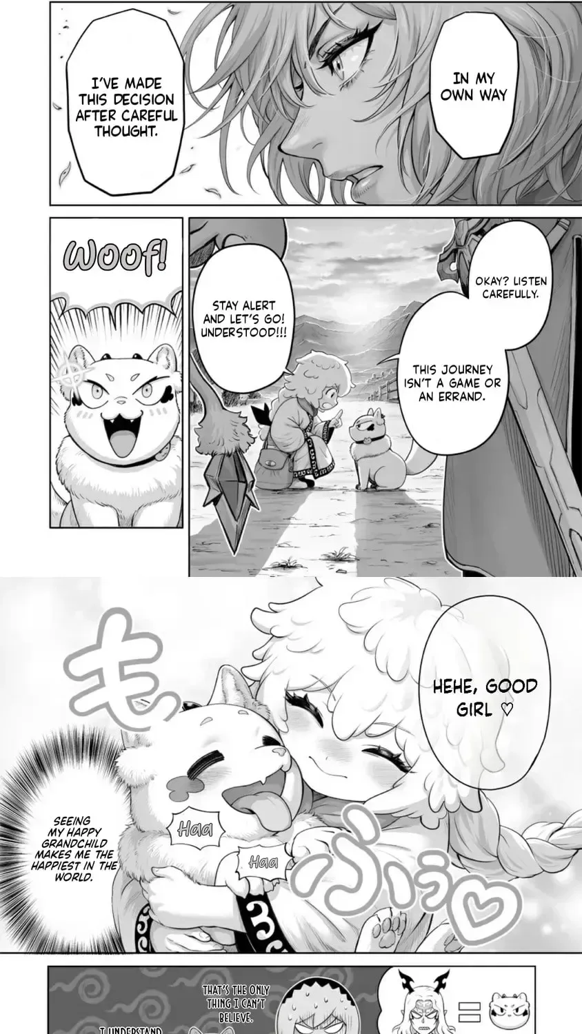Kono Inu to Kitara Mago no Koto shika Kangaeteinai ~Kensei Maou no Yarinokoshi~ Chapter 4.2 page 13