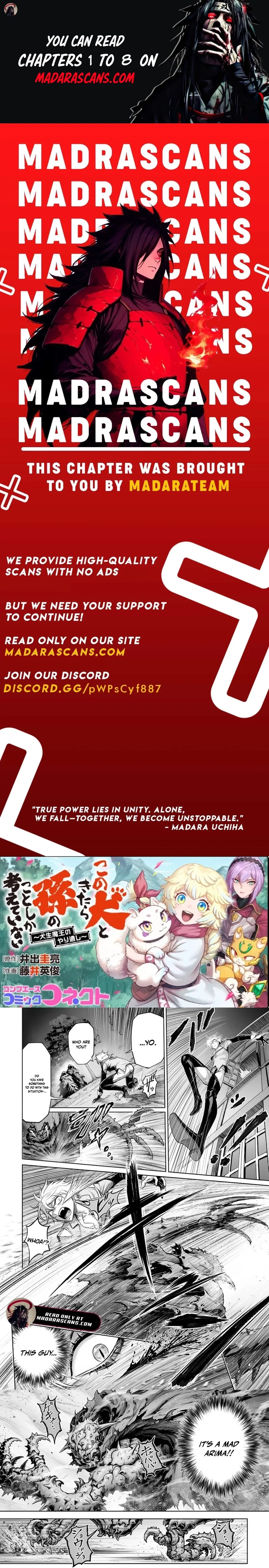 Kono Inu to Kitara Mago no Koto shika Kangaeteinai ~Kensei Maou no Yarinokoshi~ Chapter 7.3 page 1
