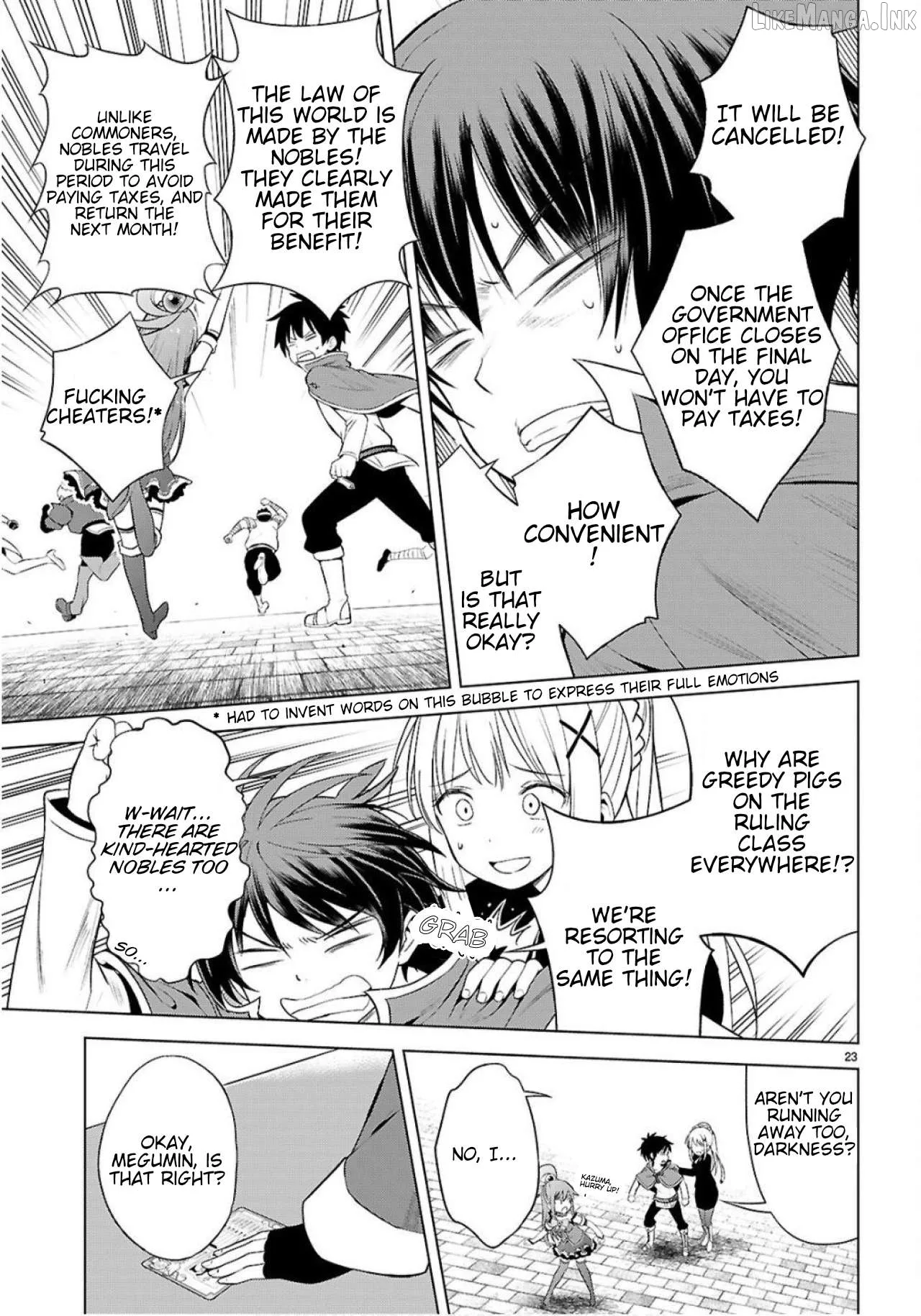Kono Subarashii Sekai ni Bakuen wo! Chapter 134 page 24