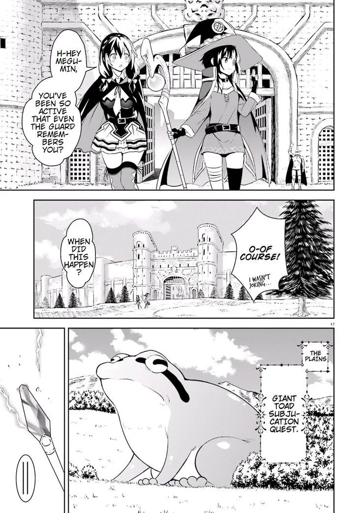 Kono Subarashii Sekai ni Bakuen wo! Chapter 16 page 17