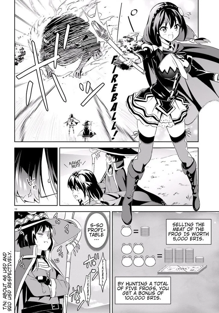 Kono Subarashii Sekai ni Bakuen wo! Chapter 16 page 18