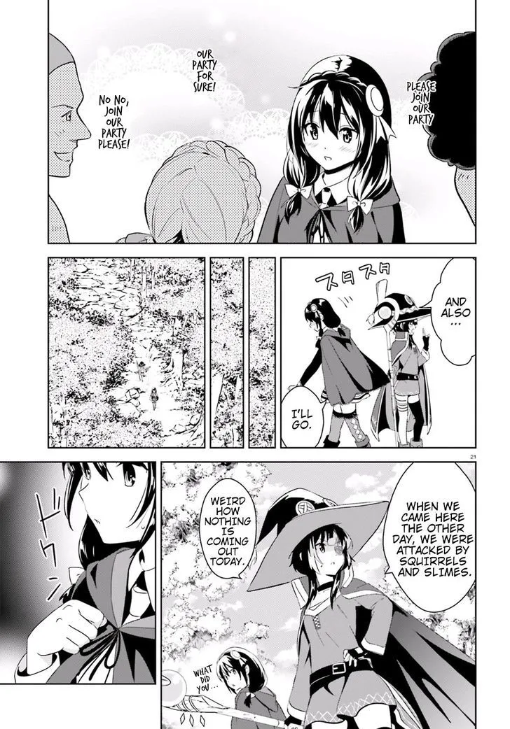 Kono Subarashii Sekai ni Bakuen wo! Chapter 16 page 21