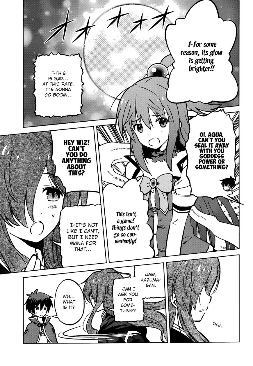 Kono Subarashii Sekai ni Bakuen wo! Chapter 21 page 14