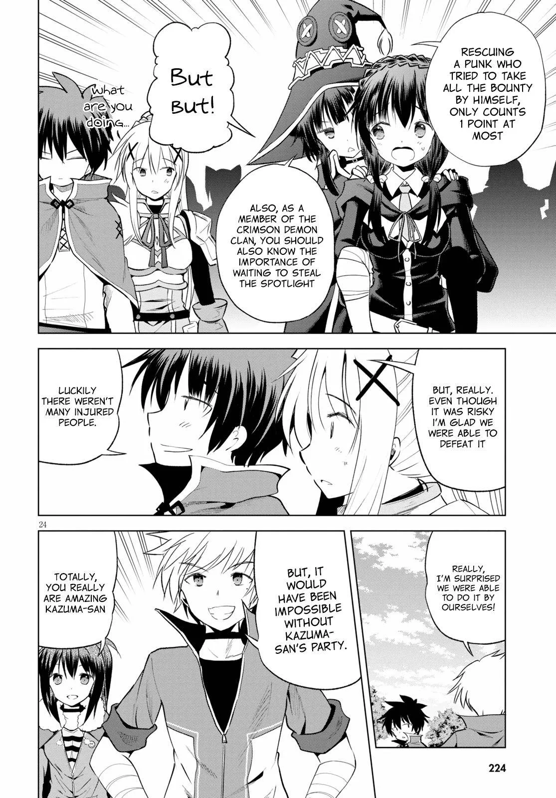 Kono Subarashii Sekai ni Bakuen wo! Chapter 70 page 24