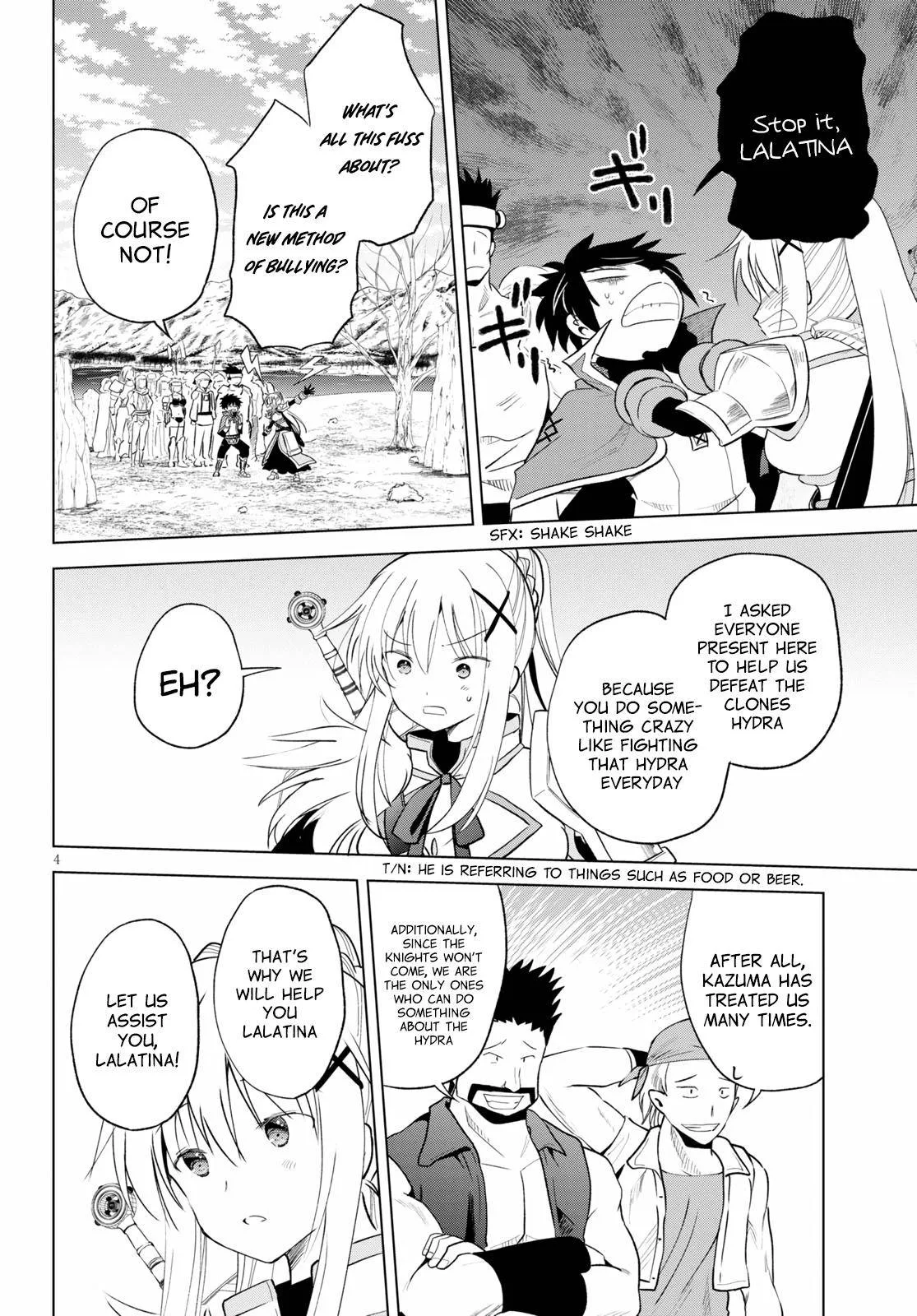 Kono Subarashii Sekai ni Bakuen wo! Chapter 70 page 4