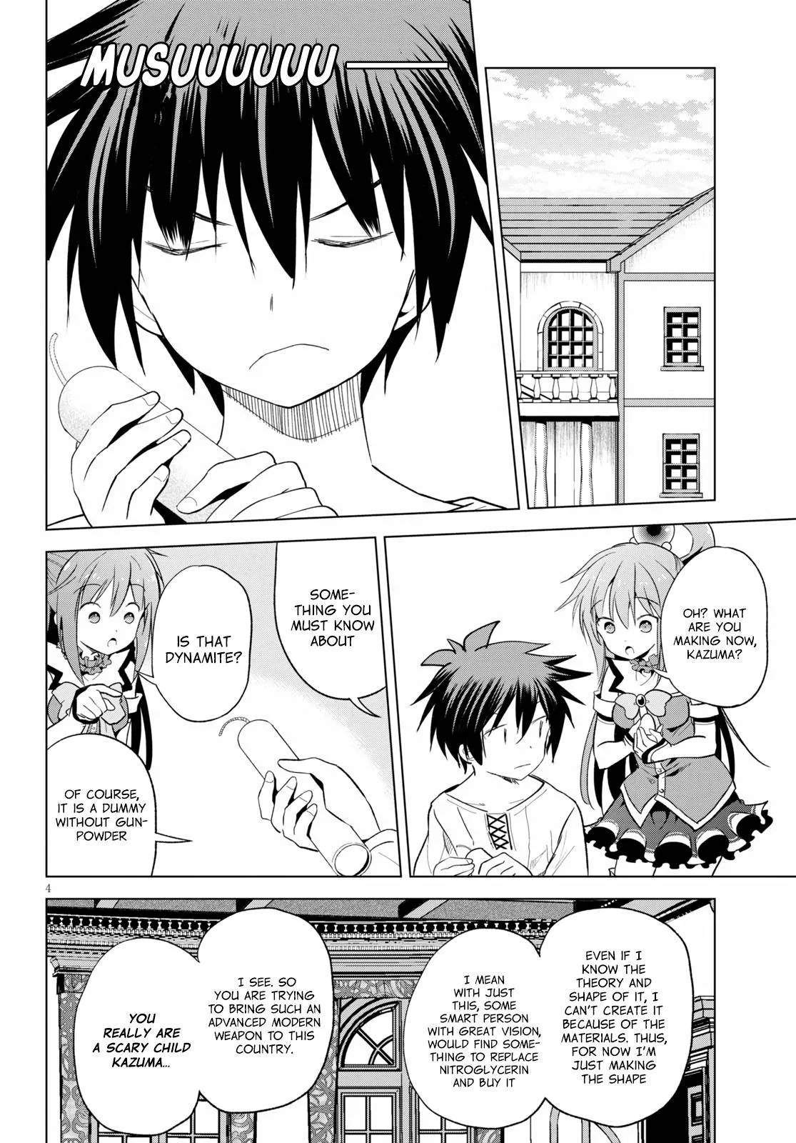 Kono Subarashii Sekai ni Bakuen wo! Chapter 71 page 4