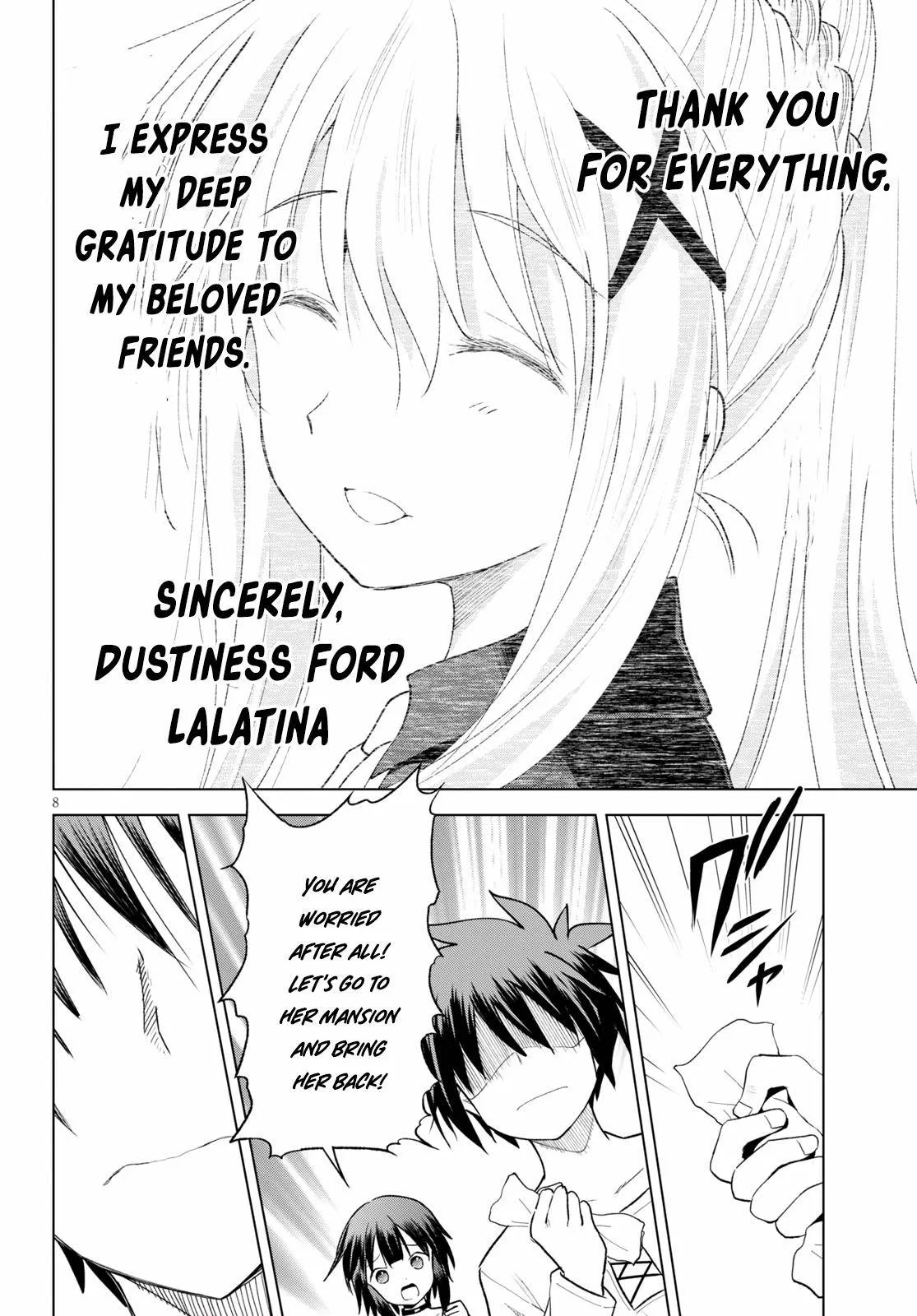 Kono Subarashii Sekai ni Bakuen wo! Chapter 71 page 8