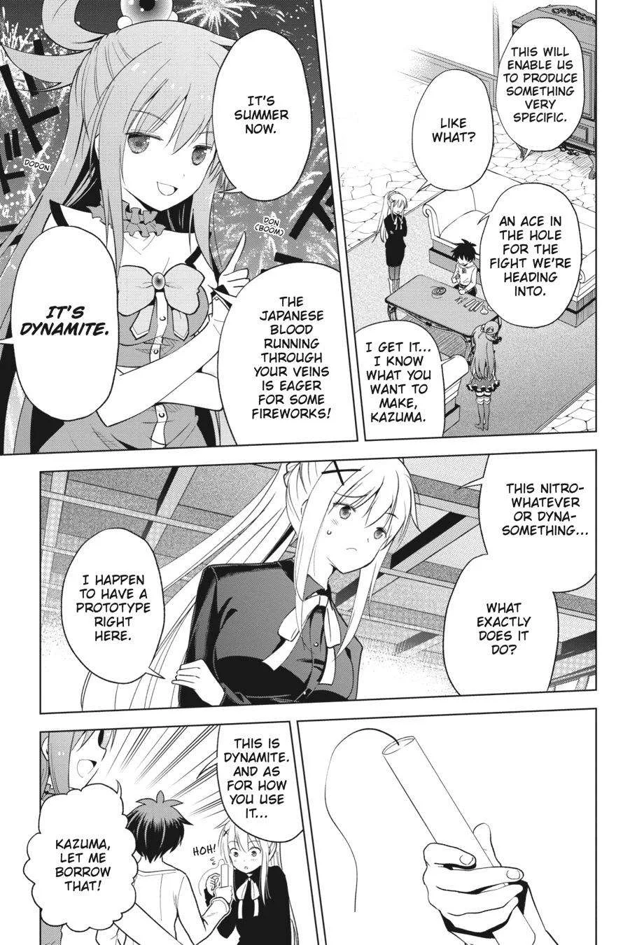 Kono Subarashii Sekai ni Bakuen wo! Chapter 94 page 3