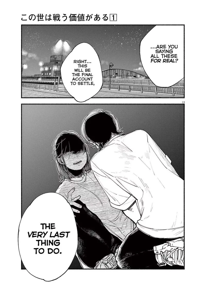 Konoyo wa Tatakau Kachi ga Aru Chapter 4 page 13