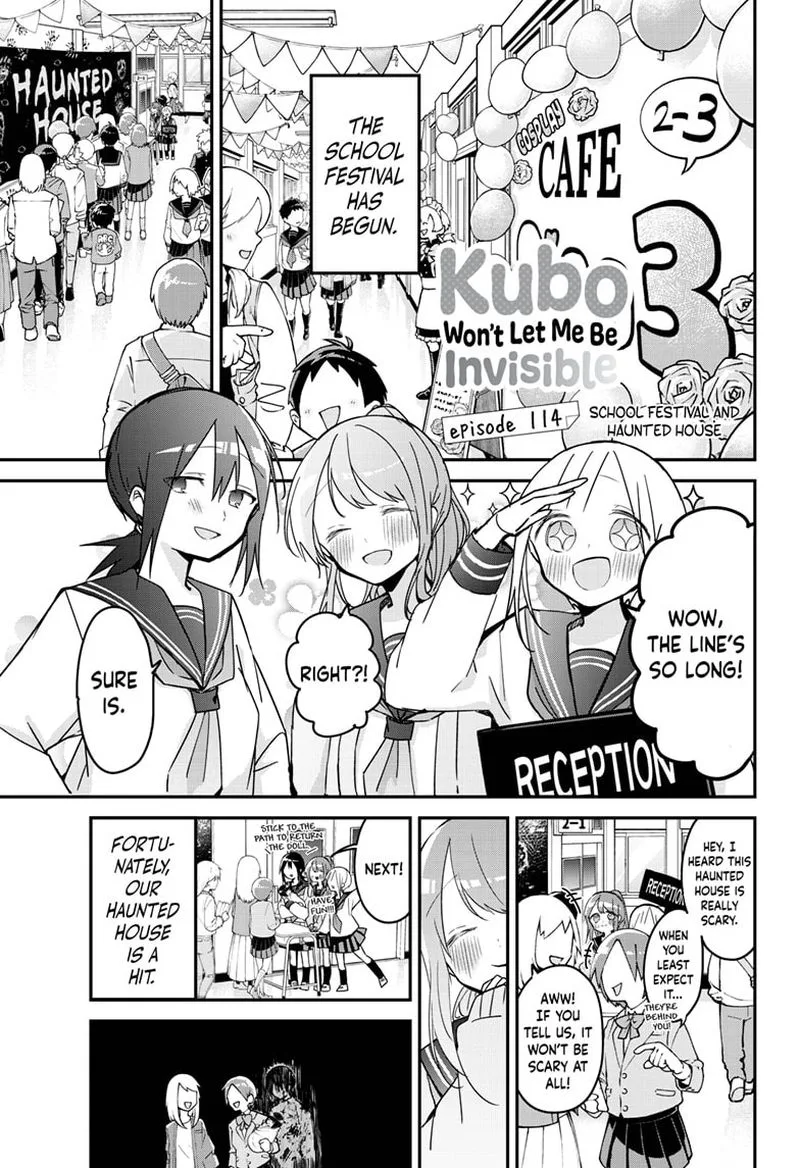 Kubo-san wa Boku (Mobu) wo Yurusanai Chapter 114 page 1