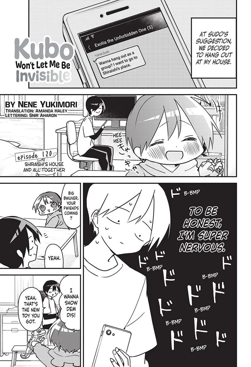 Kubo-san wa Boku (Mobu) wo Yurusanai Chapter 120 page 1
