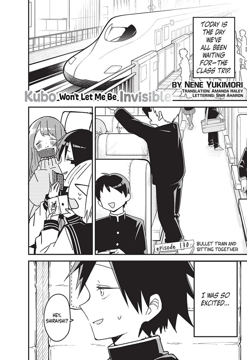 Kubo-san wa Boku (Mobu) wo Yurusanai Chapter 130 page 1
