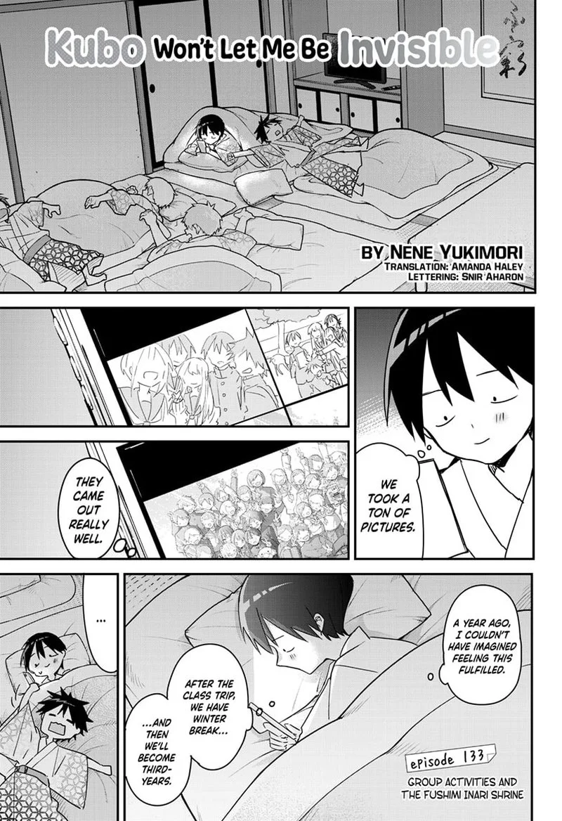 Kubo-san wa Boku (Mobu) wo Yurusanai Chapter 133 page 1