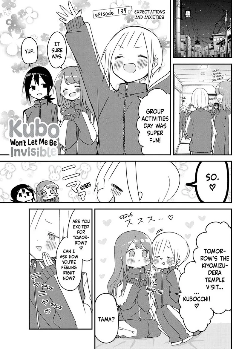Kubo-san wa Boku (Mobu) wo Yurusanai Chapter 137 page 1