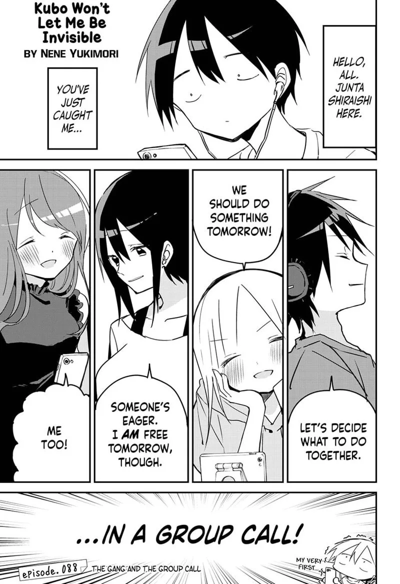 Kubo-san wa Boku (Mobu) wo Yurusanai Chapter 88 page 1