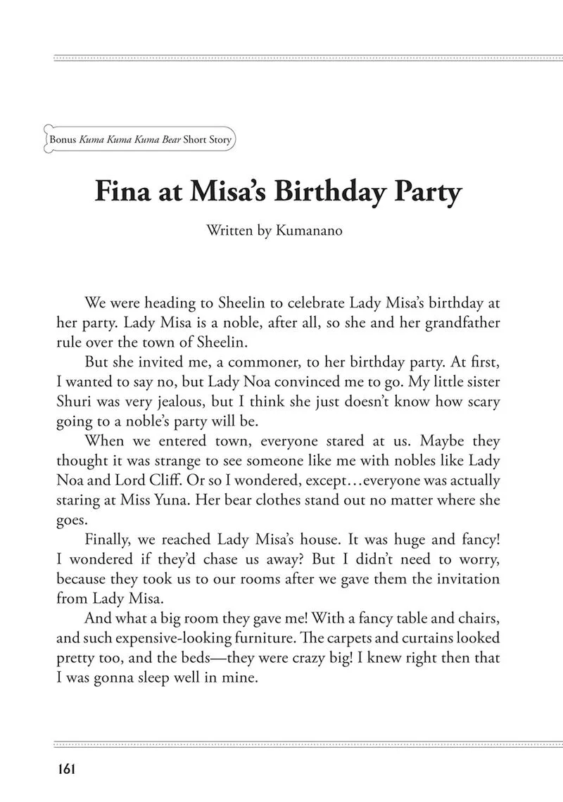 Kuma Kuma Kuma Bear Chapter 130.5 page 1