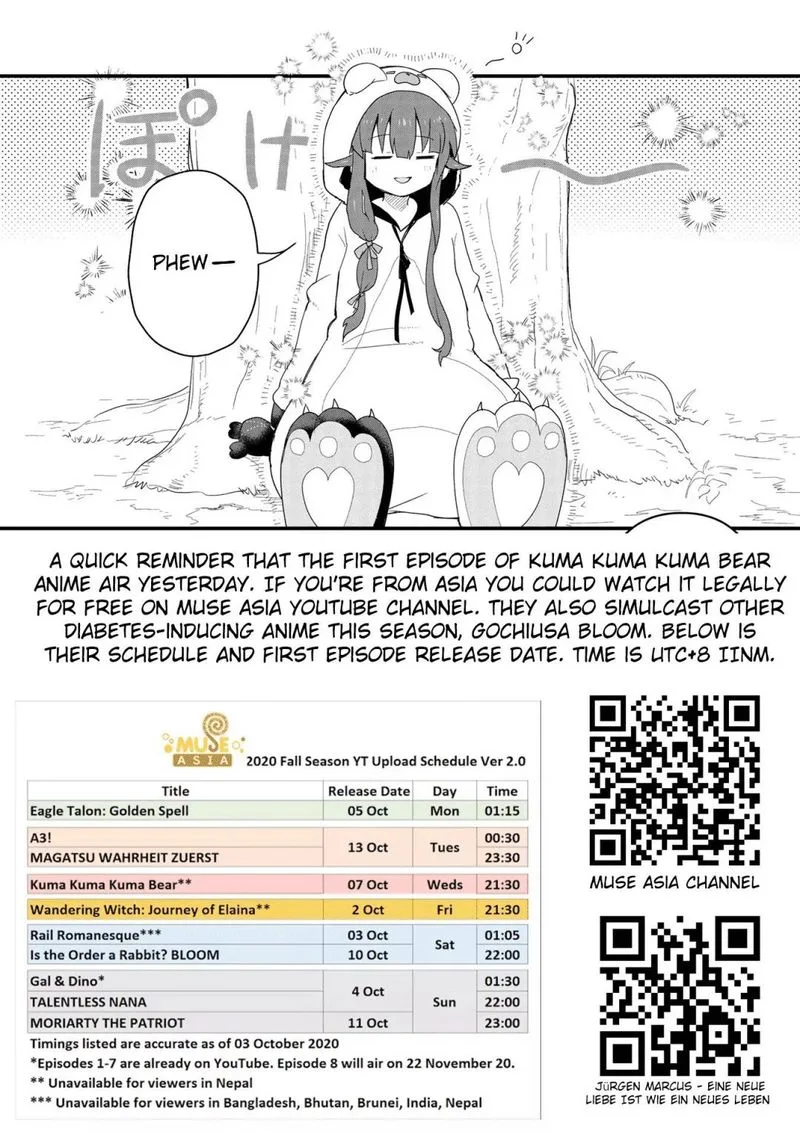 Kuma Kuma Kuma Bear Chapter 52 page 20