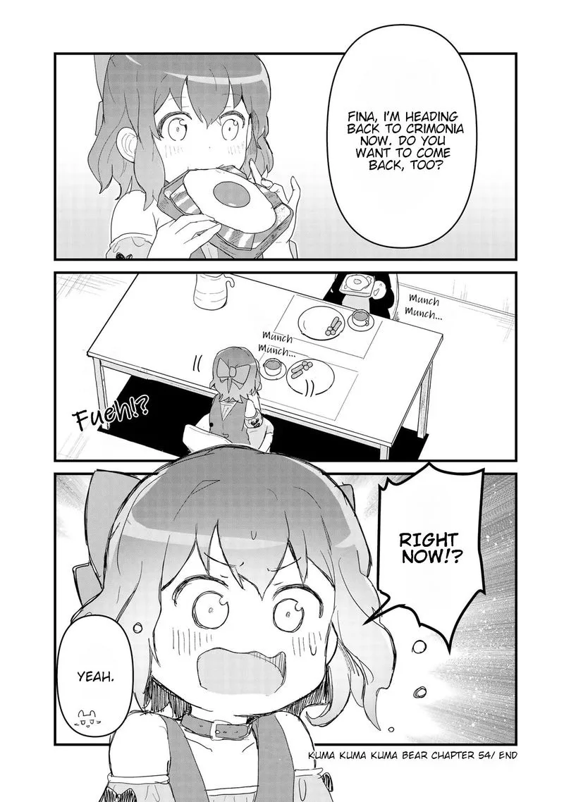 Kuma Kuma Kuma Bear Chapter 54 page 23