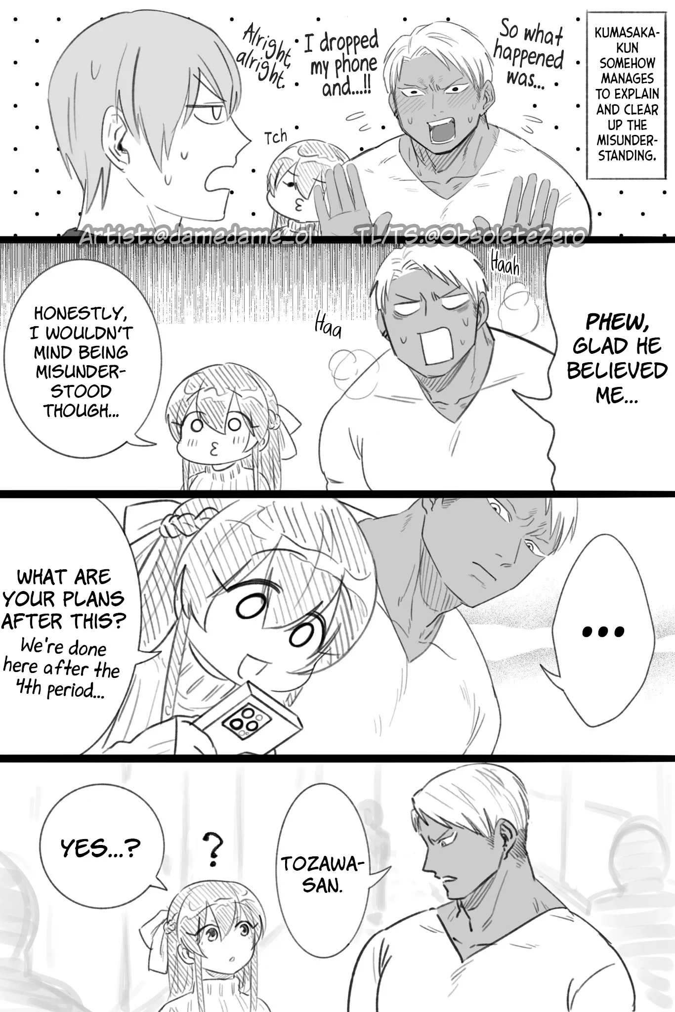 Kuma to Usagi wa Tomodachi de wa Irarenai Chapter 36 page 1