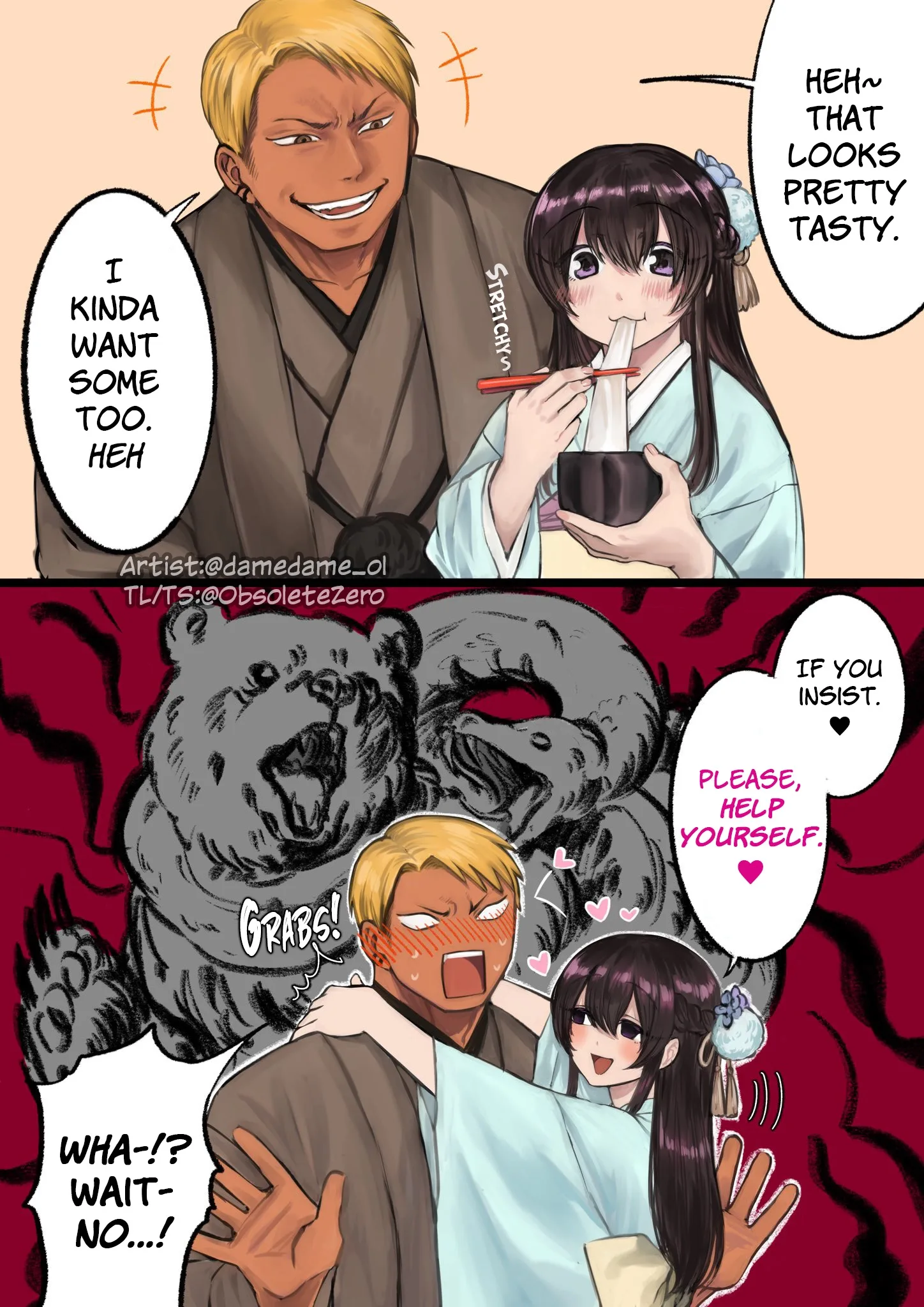 Kuma to Usagi wa Tomodachi de wa Irarenai Chapter 42 page 1
