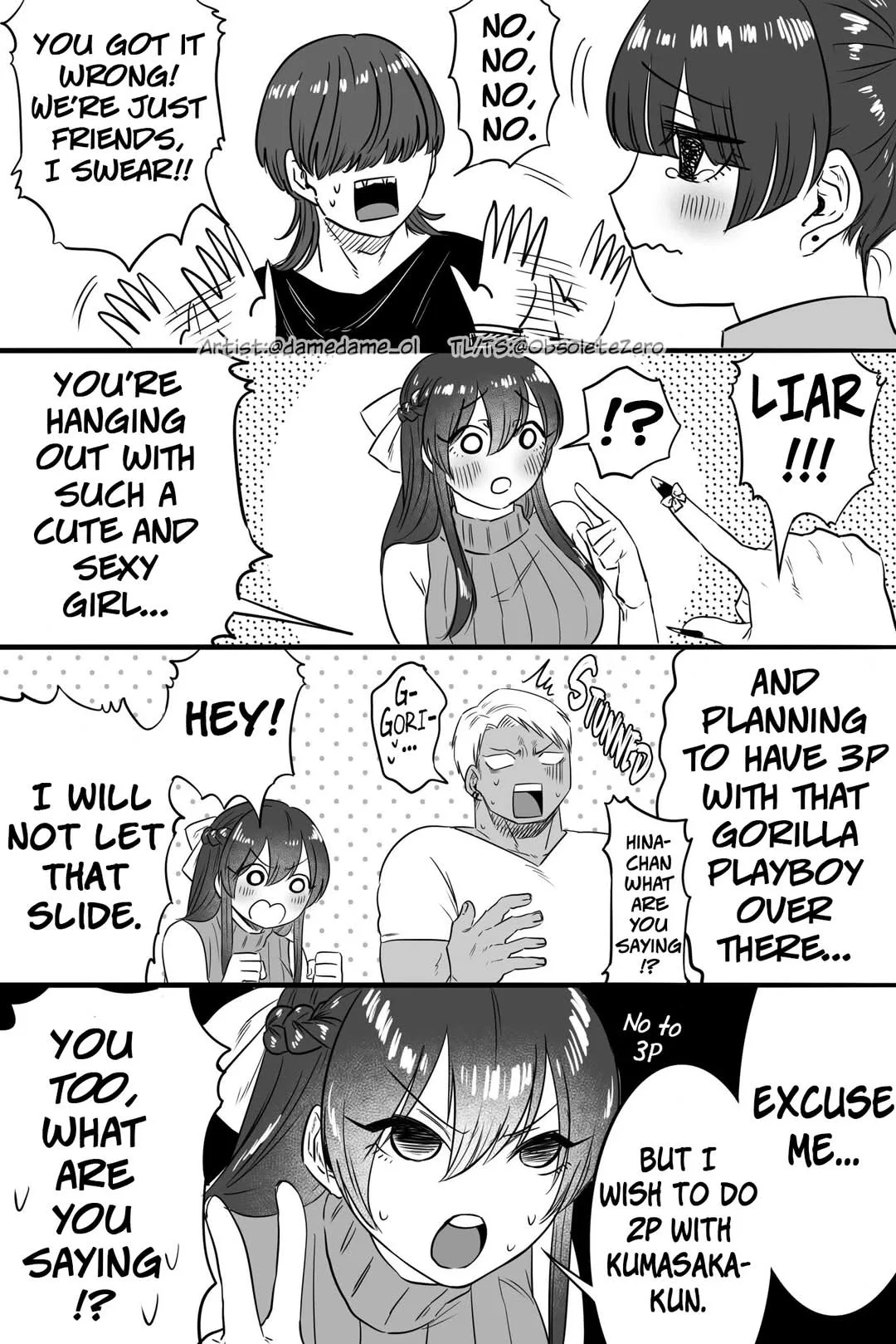 Kuma to Usagi wa Tomodachi de wa Irarenai Chapter 49 page 4