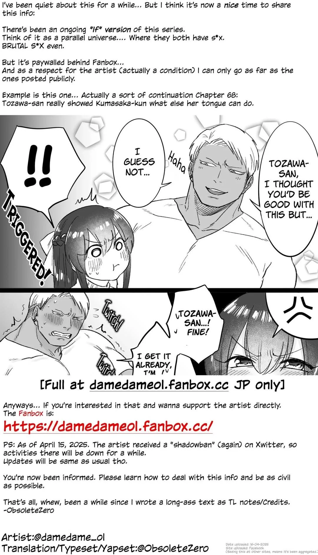 Kuma to Usagi wa Tomodachi de wa Irarenai Chapter 69 page 3