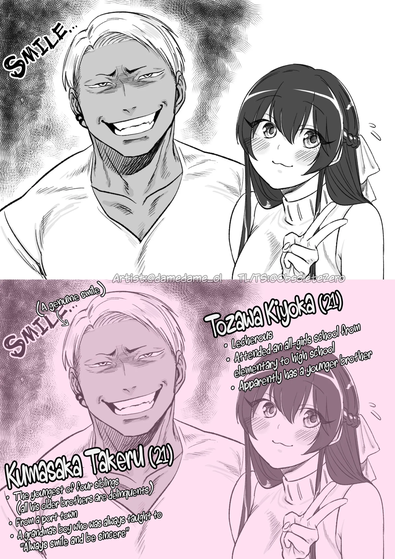 Kuma to Usagi wa Tomodachi de wa Irarenai Chapter 7.1 page 1