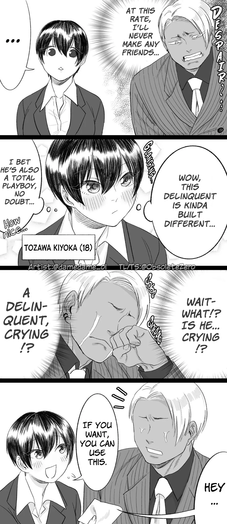 Kuma to Usagi wa Tomodachi de wa Irarenai Chapter 7.3 page 1