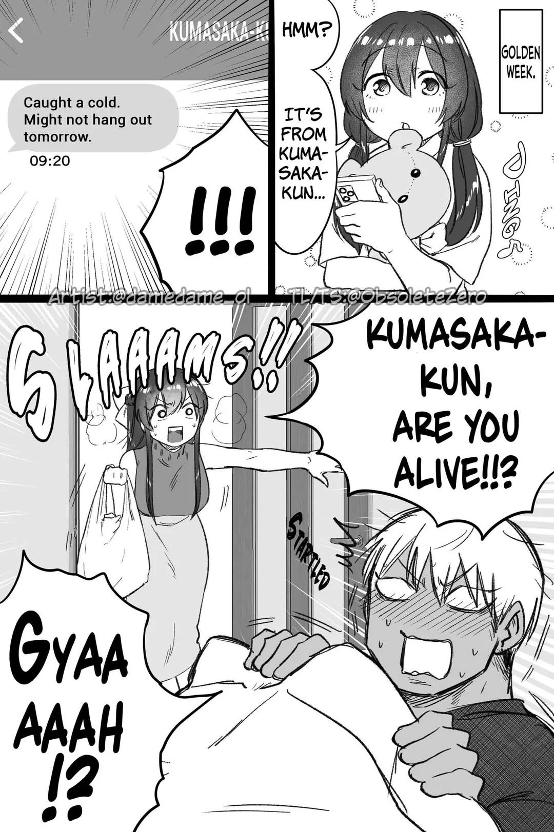 Kuma to Usagi wa Tomodachi de wa Irarenai Chapter 73 page 1