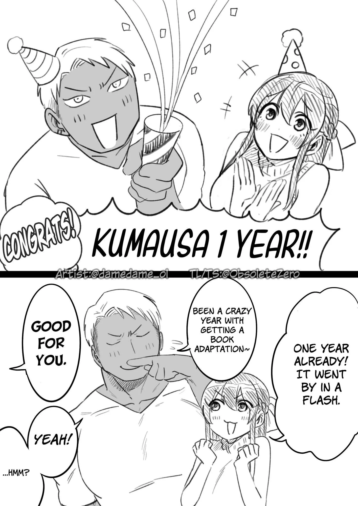 Kuma to Usagi wa Tomodachi de wa Irarenai Chapter 90.1 page 1