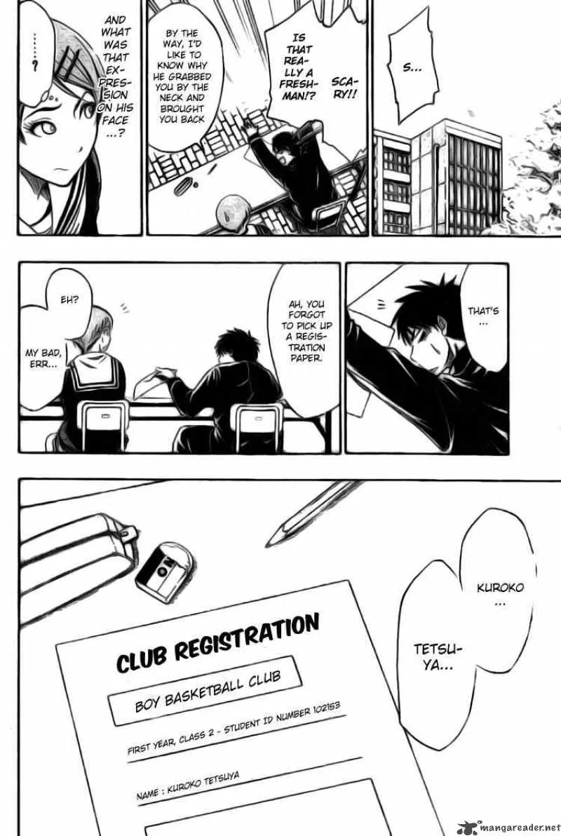 Kuroko no Basket Chapter 1 page 10
