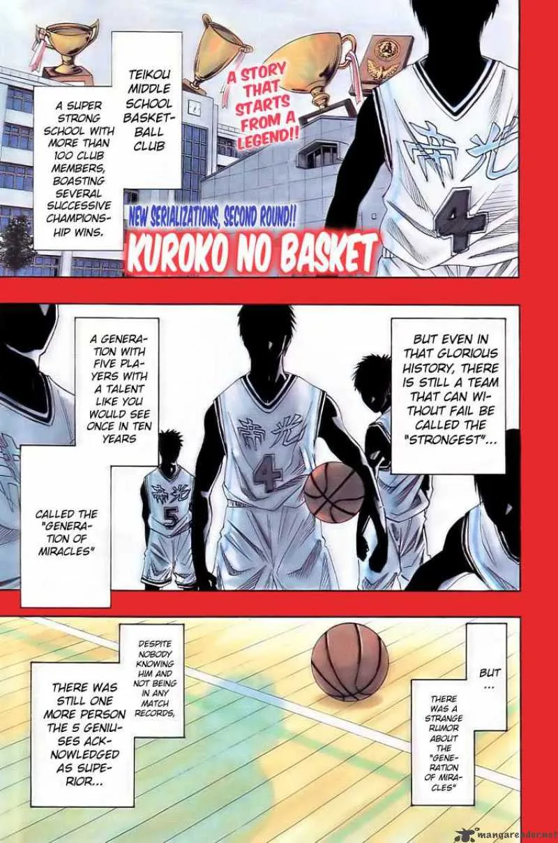 Kuroko no Basket Chapter 1 page 1