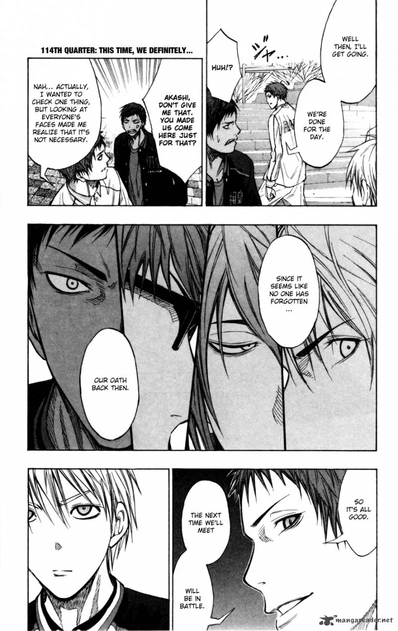 Kuroko no Basket Chapter 114 page 1