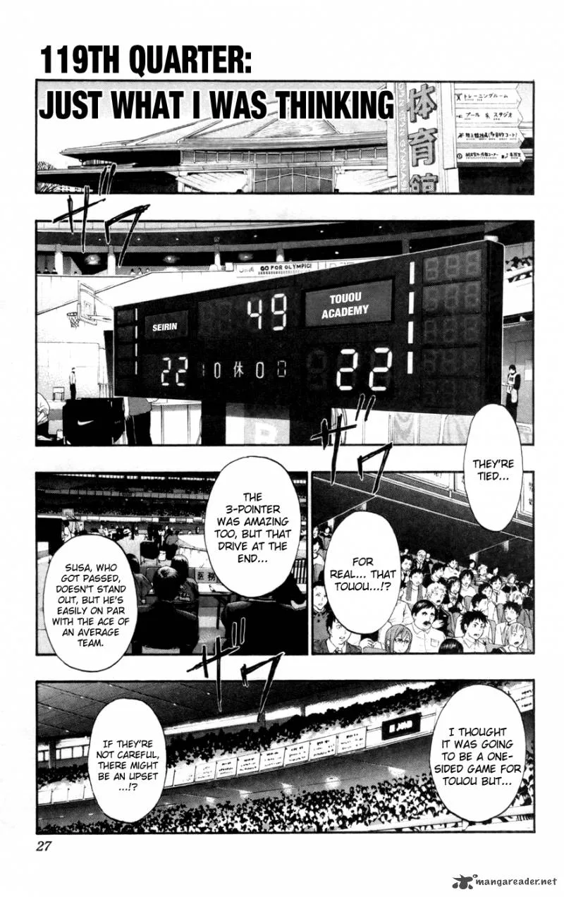 Kuroko no Basket Chapter 119 page 1