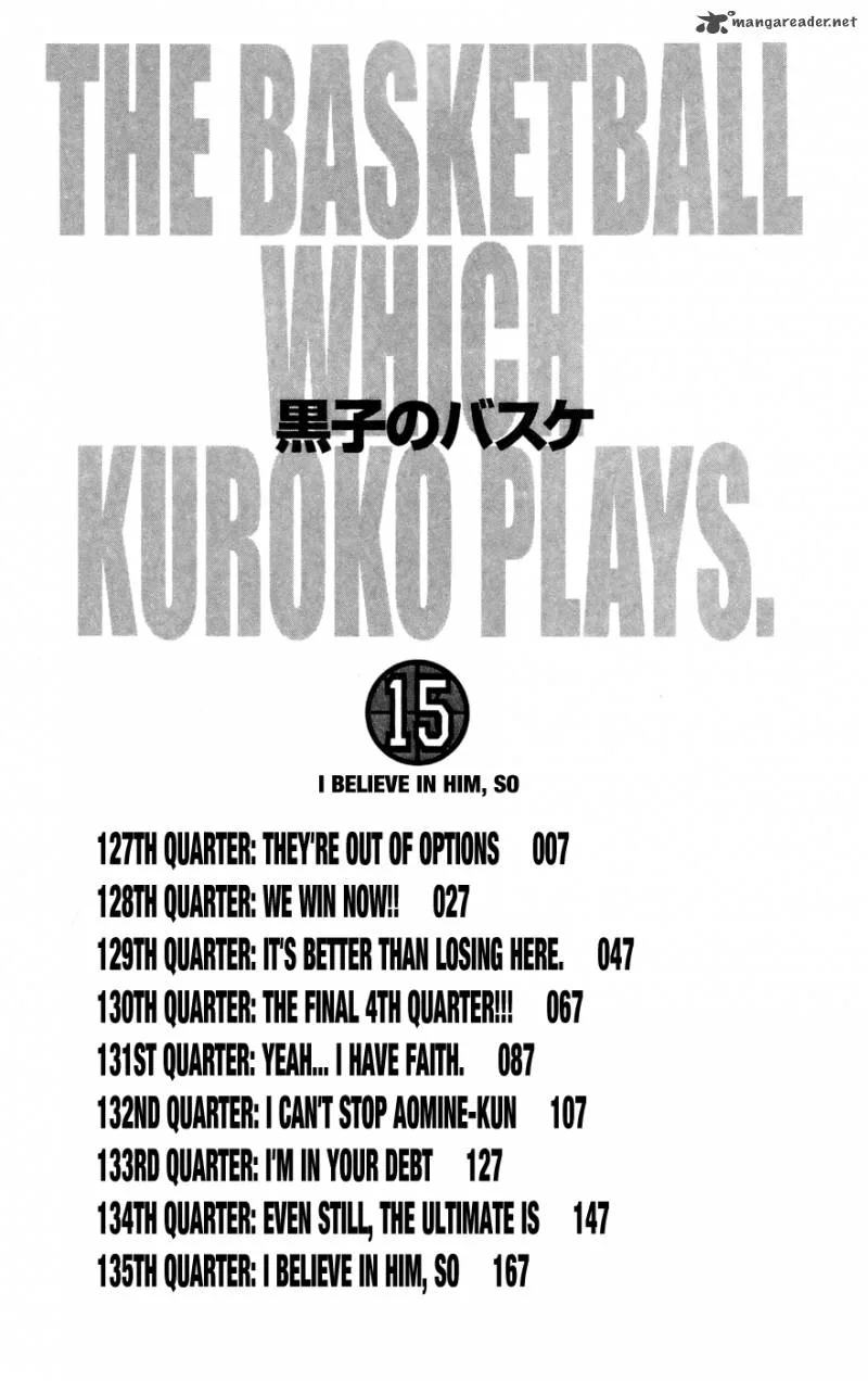Kuroko no Basket Chapter 127 page 5