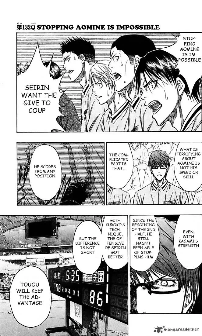 Kuroko no Basket Chapter 132 page 1