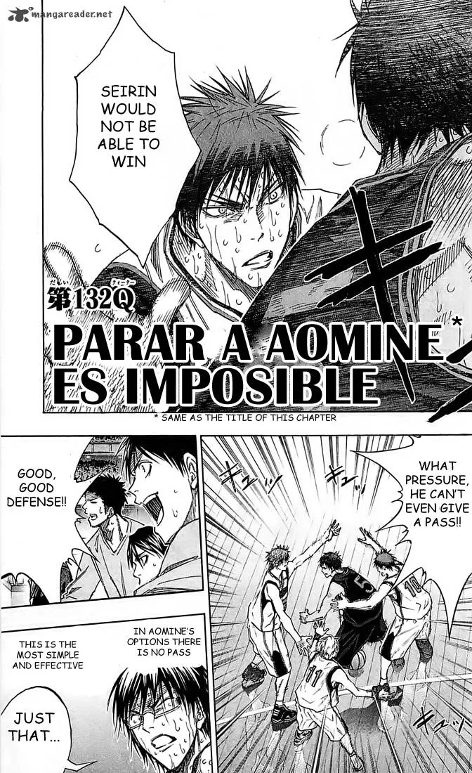 Kuroko no Basket Chapter 132 page 3