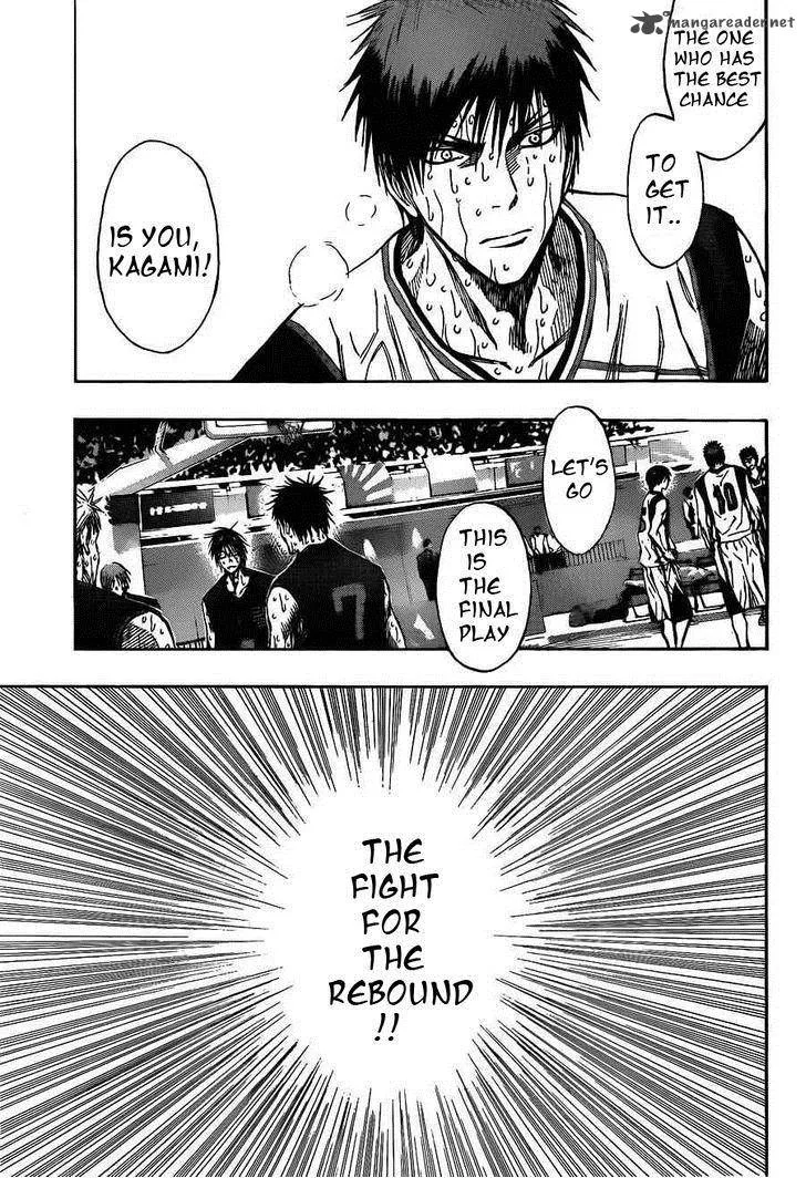 Kuroko no Basket Chapter 138 page 9